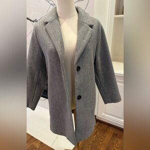 Zara girls grey coat- NWT 11-12